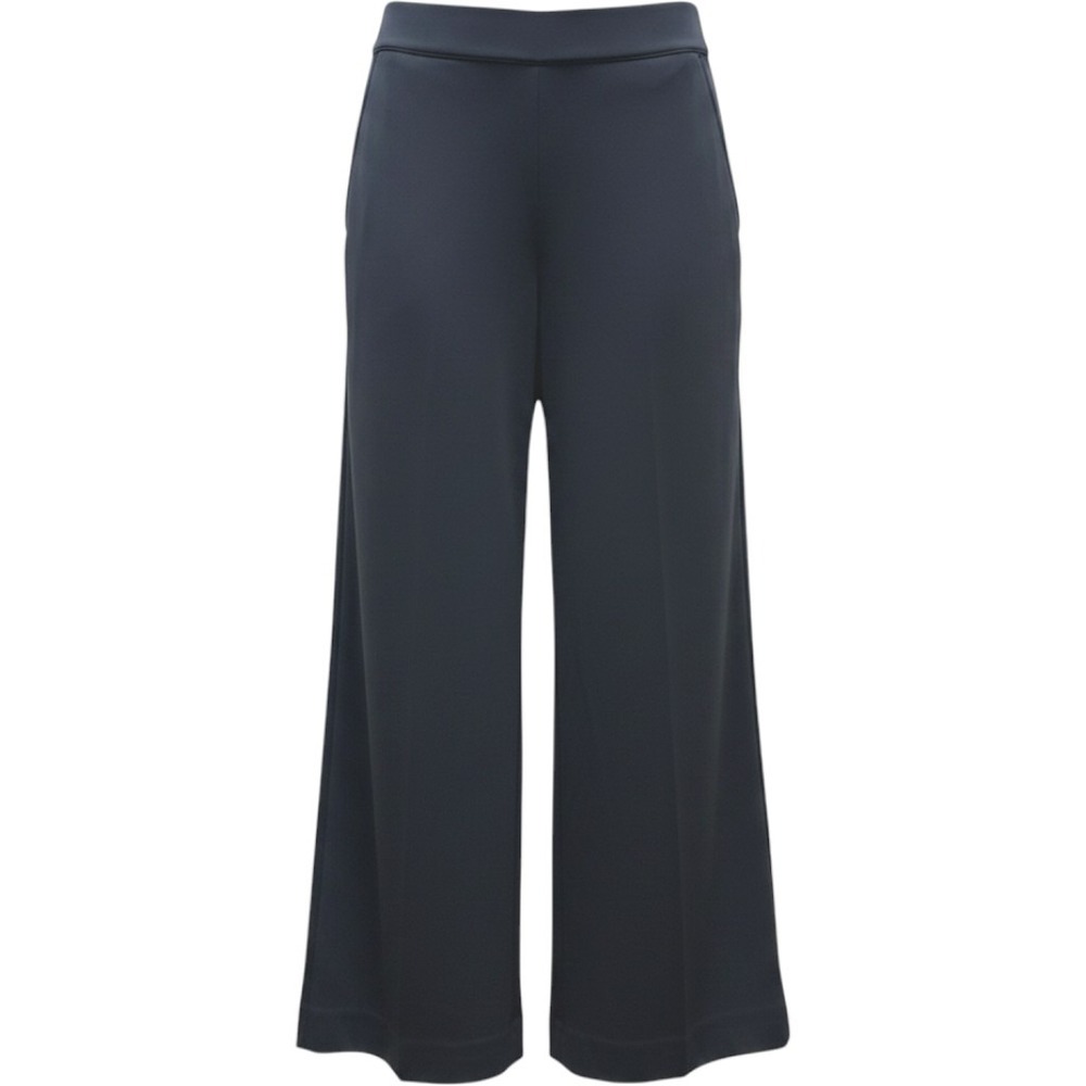 Club Monaco Pants Womens XS Black Wide Leg Knit Pant Professional Minimalist